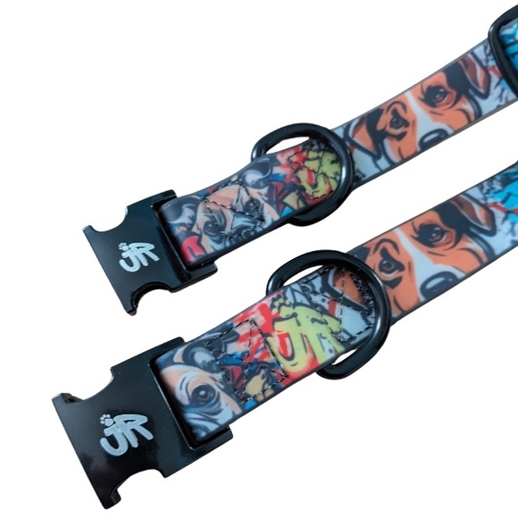 Waterproof Leash & Collar set - Ruff Streets Collection - Picture 7 of 9